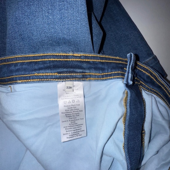 EVERLANE Wide Leg Jeans The HIGH-KEY Med indigo Jeans New 33 /16 - Picture 10 of 12